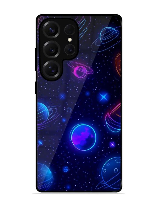 Neon Cosmos Glossy Soft Edge Case for Samsung Galaxy S25 Ultra (5G)