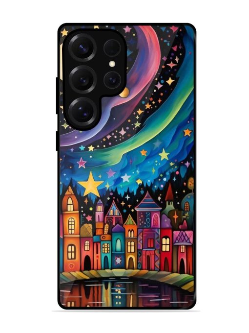 Starlit Village Glossy Soft Edge Case for Samsung Galaxy S25 Ultra (5G)