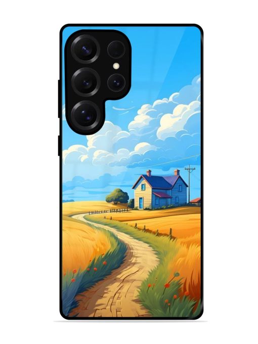 Countryside Cottage Glossy Soft Edge Case for Samsung Galaxy S25 Ultra (5G)
