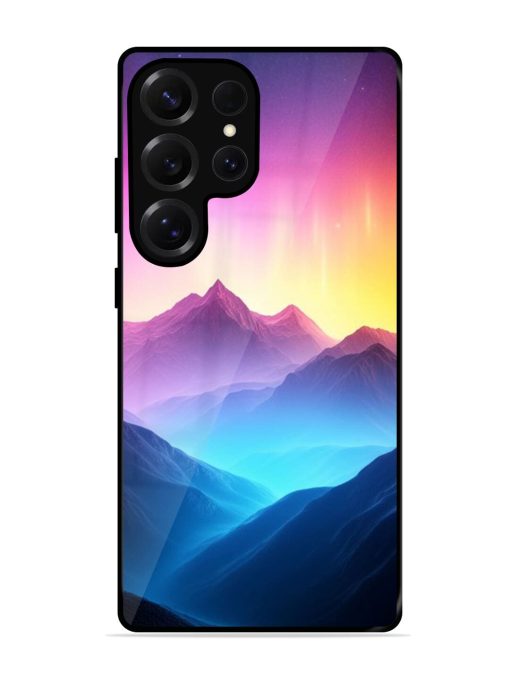 Cosmic Mountains Glossy Soft Edge Case for Samsung Galaxy S25 Ultra (5G)