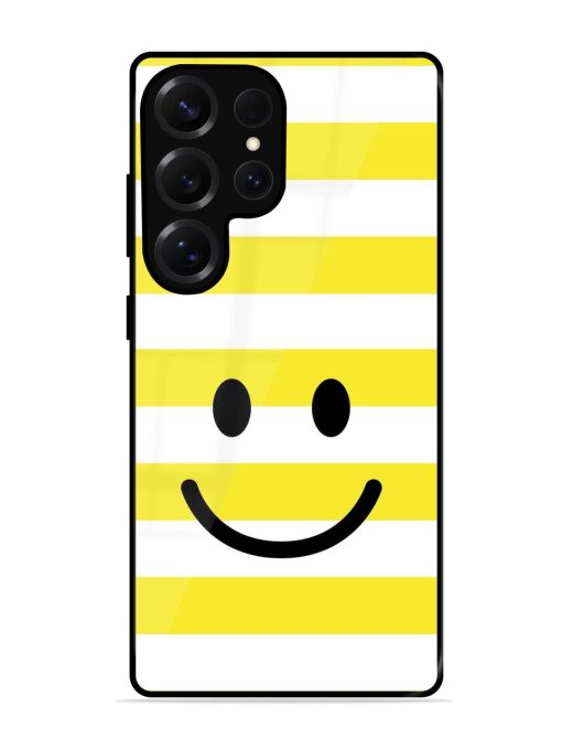 Smiling Stripes Glossy Soft Edge Case for Samsung Galaxy S25 Ultra (5G)