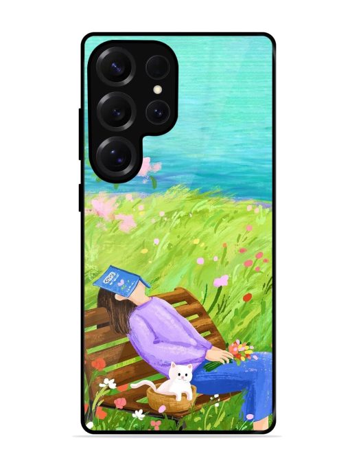 Seat Alone Glossy Soft Edge Case for Samsung Galaxy S25 Ultra (5G)