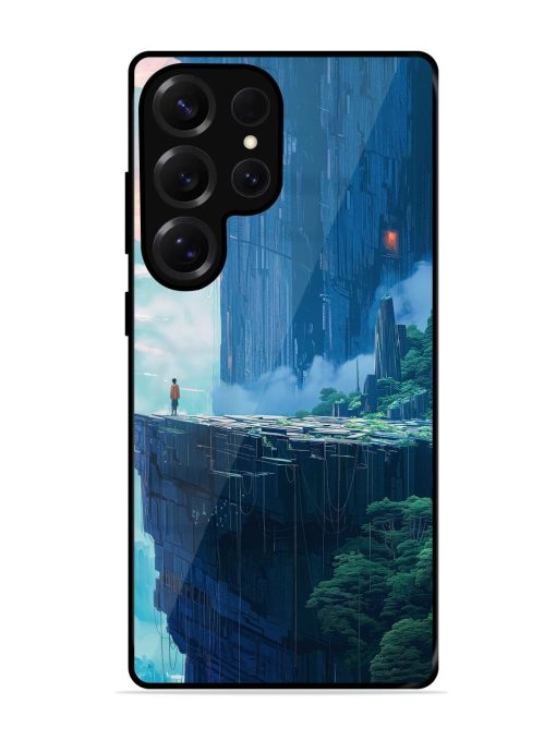 Solitude In The Sky Glossy Soft Edge Case for Samsung Galaxy S25 Ultra (5G)