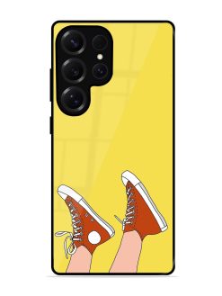 Kicking Back Glossy Soft Edge Case for Samsung Galaxy S25 Ultra (5G)