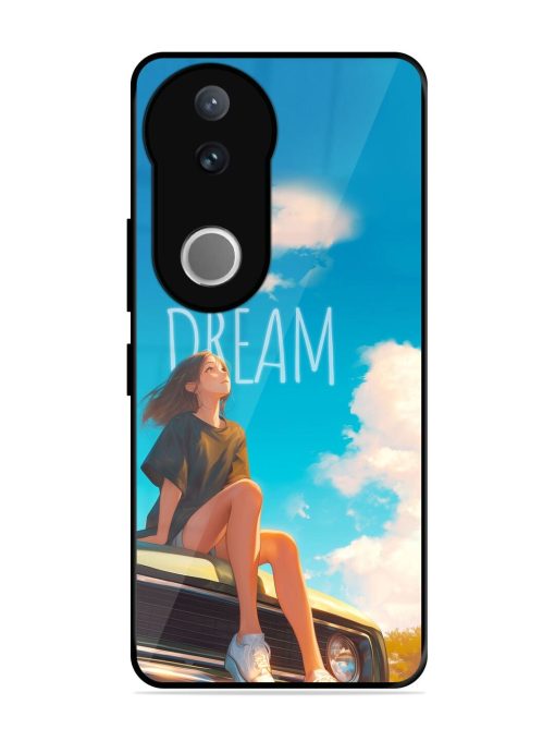 Girly Dream Art Glossy Soft Edge Case for Vivo V50 (5G)