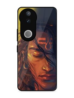 Tranquil Shiva Glossy Soft Edge Case for Vivo V50 (5G)