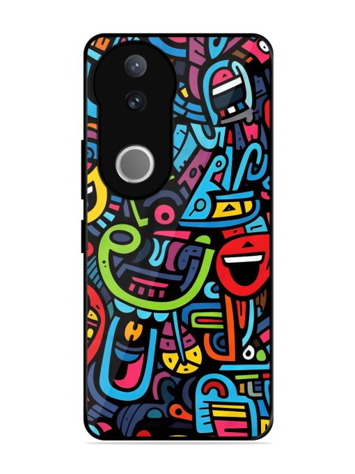 Doodlephoria Glossy Soft Edge Case for Vivo V50 (5G)
