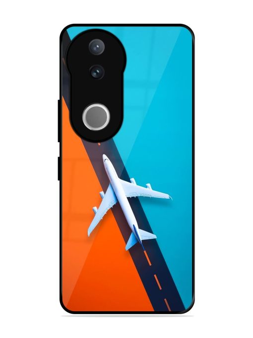Skyward Bound Glossy Soft Edge Case for Vivo V50 (5G)