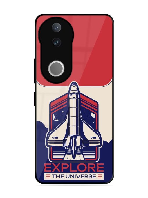 Cosmic Voyage Glossy Soft Edge Case for Vivo V50 (5G)