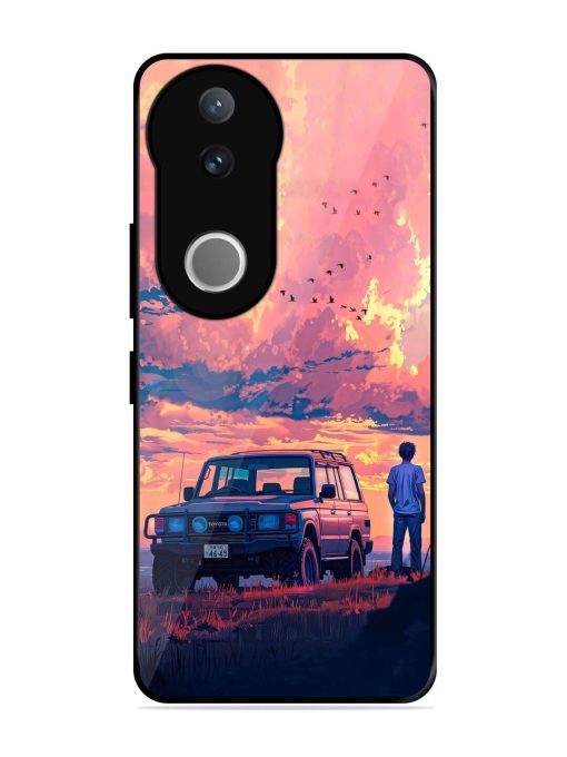 Solitude'S Horizon Glossy Soft Edge Case for Vivo V50 (5G)