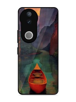 Serene Passage Glossy Soft Edge Case for Vivo V50 (5G)