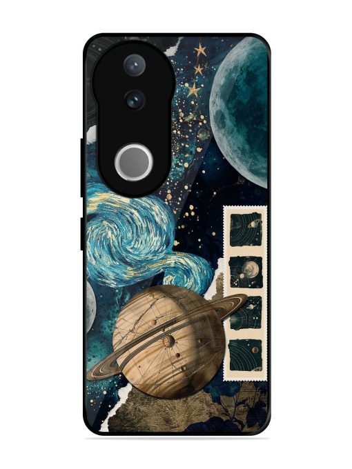 Celestial Tapestry Glossy Soft Edge Case for Vivo V50 (5G)
