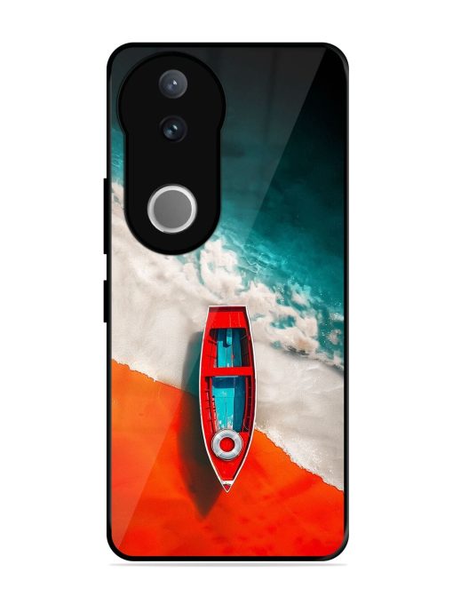 Crimson Tide Glossy Soft Edge Case for Vivo V50 (5G)