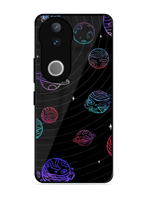 Cosmic Ballet Glossy Soft Edge Case for Vivo V50 (5G)