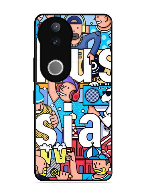 Russian Vibes Glossy Soft Edge Case for Vivo V50 (5G)