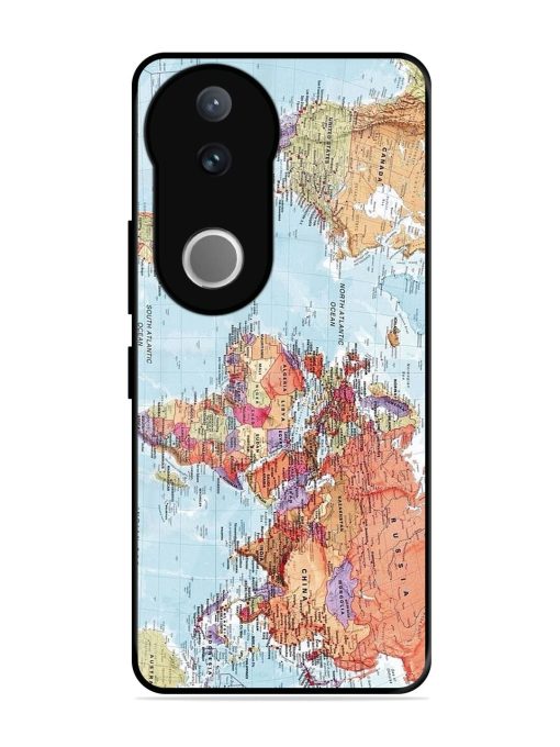 Our Blue Marble Glossy Soft Edge Case for Vivo V50 (5G)