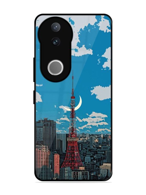 Tokyo Twilight Glossy Soft Edge Case for Vivo V50 (5G)