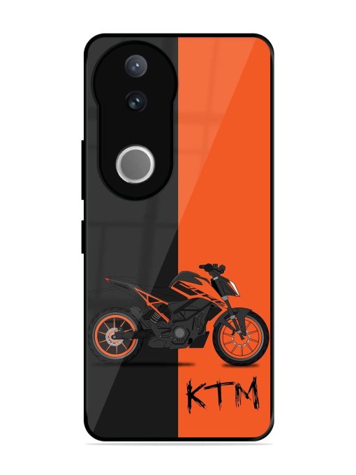 Orange Beast Glossy Soft Edge Case for Vivo V50 (5G)