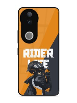 Ride Never Ends Glossy Soft Edge Case for Vivo V50 (5G)