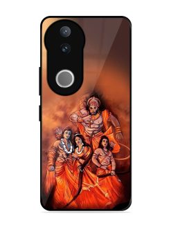 Sita Ram Glossy Soft Edge Case for Vivo V50 (5G)