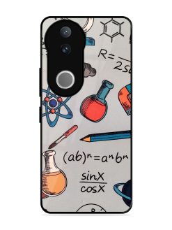 Science Doodle Glossy Soft Edge Case for Vivo V50 (5G)