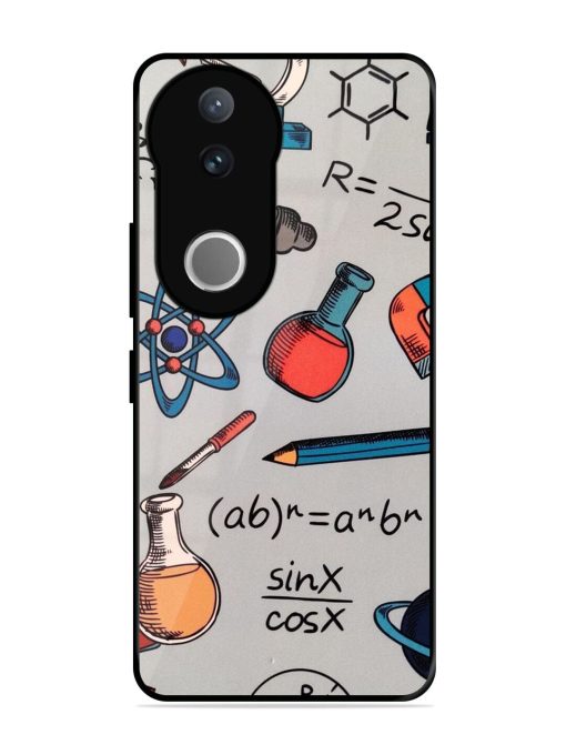 Science Doodle Glossy Soft Edge Case for Vivo V50 (5G)