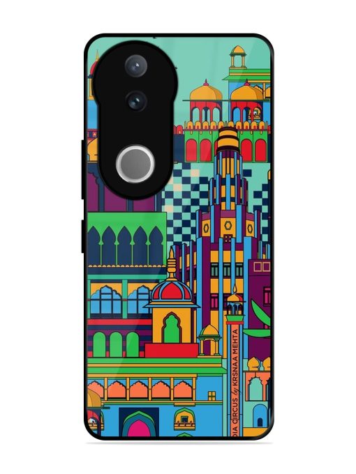Indian Tapestry Glossy Soft Edge Case for Vivo V50 (5G)