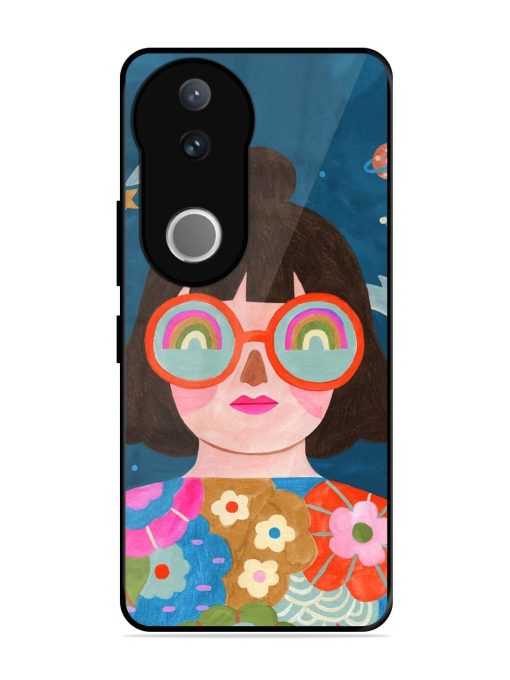 Dreamscape Vision Glossy Soft Edge Case for Vivo V50 (5G)