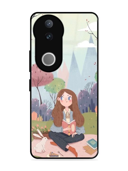 The Bookish Escape Glossy Soft Edge Case for Vivo V50 (5G)