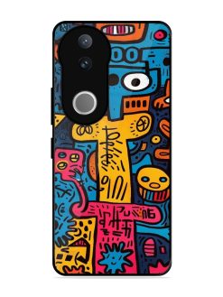 Doodletopia Glossy Soft Edge Case for Vivo V50 (5G)