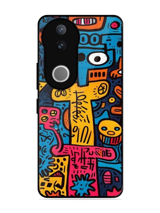 Doodletopia Glossy Soft Edge Case for Vivo V50 (5G)