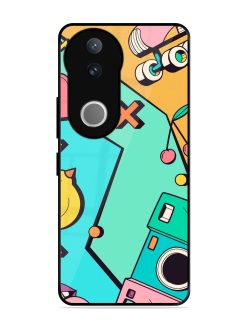 Retro Remix Glossy Soft Edge Case for Vivo V50 (5G)