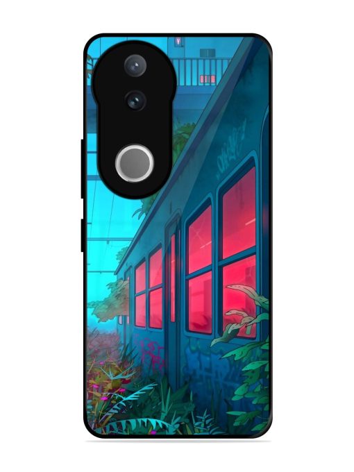 Urban Jungle Glossy Soft Edge Case for Vivo V50 (5G)