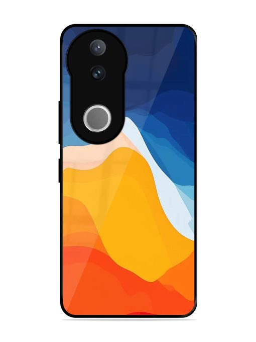 Liquid Landscape Glossy Soft Edge Case for Vivo V50 (5G)