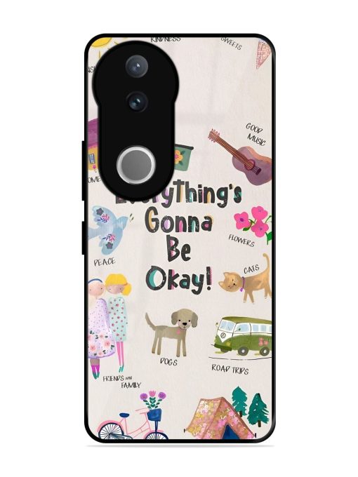 Sunshine And Smiles Glossy Soft Edge Case for Vivo V50 (5G)