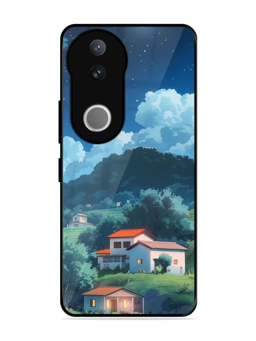 Peaceful Nightscape Glossy Soft Edge Case for Vivo V50 (5G)