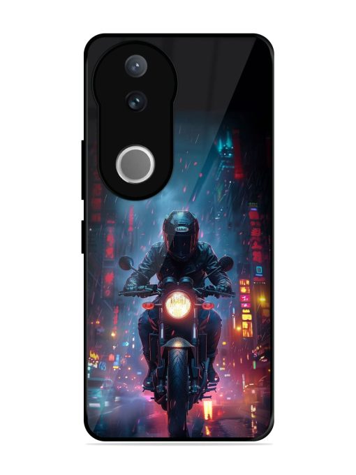 Neon Nights Glossy Soft Edge Case for Vivo V50 (5G)