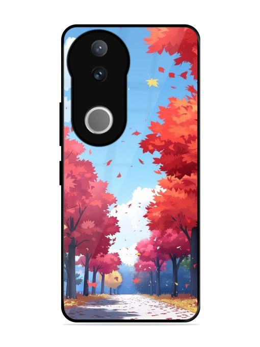 Autumn'S Embrace Glossy Soft Edge Case for Vivo V50 (5G)