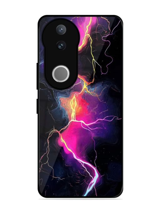 Electric Dreams Glossy Soft Edge Case for Vivo V50 (5G)