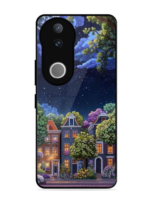 Moonlit Streets Glossy Soft Edge Case for Vivo V50 (5G)