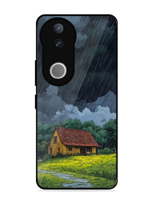 Rainy Day Retreat Glossy Soft Edge Case for Vivo V50 (5G)