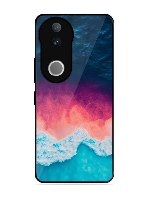Where The Ocean Meets The Sky Glossy Soft Edge Case for Vivo V50 (5G)