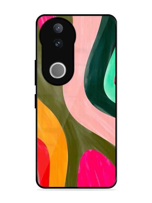 Wavy Wonder Glossy Soft Edge Case for Vivo V50 (5G)