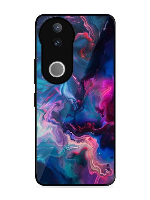 Cosmic Swirl Glossy Soft Edge Case for Vivo V50 (5G)