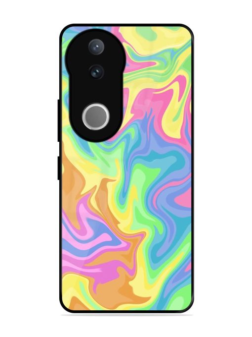 Whimsical Swirl Glossy Soft Edge Case for Vivo V50 (5G)