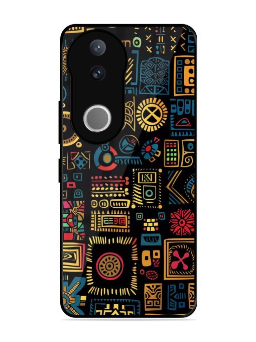 Tribal Tapestry Glossy Soft Edge Case for Vivo V50 (5G)