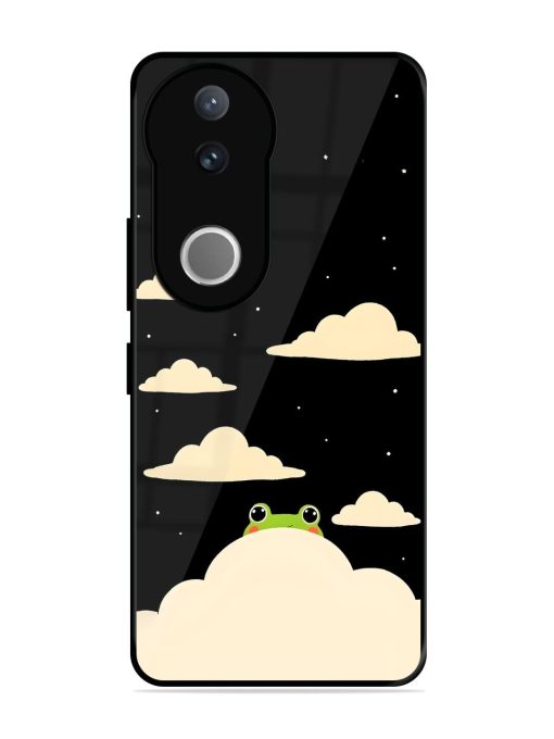 Froggy Night Sky Glossy Soft Edge Case for Vivo V50 (5G)