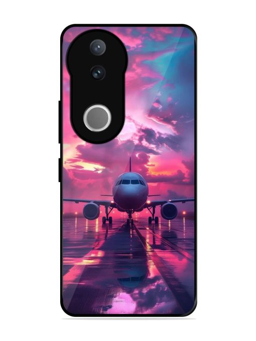 Neon Runway Glossy Soft Edge Case for Vivo V50 (5G)