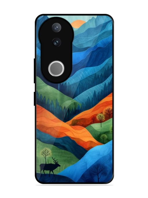 Layers Of The Land Glossy Soft Edge Case for Vivo V50 (5G)