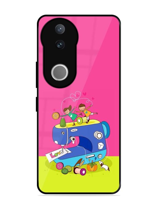 Sew Cute Glossy Soft Edge Case for Vivo V50 (5G)